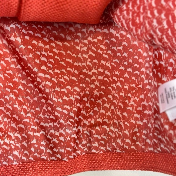 Coldwater creek size 8 orange blazer. 19 p2p 22” length. Zip pockets. Button clo - Picture 9 of 11